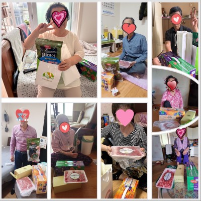 2024년 상반기 무의탁 노인 생신상차려드리기 지원 이미지