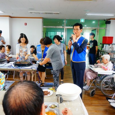 영주재가노인지원센터 & 대구은행 이용자 여름나기 이미지