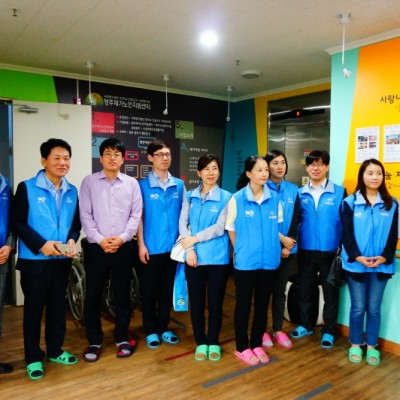 우리은행 영주지점 봉사단 내방 이미지